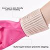 Pink Dishwashing Gloves Thickened Kitchen Gloves Durable Cleaning Gloves  Household Cleaning