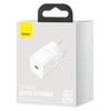 Super schnelles USB-C 25W Power Delivery Quick Charge Ladegerät weiß