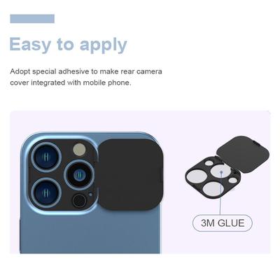 Webcam-Abdeckung Rückkamera-Objektiv Kunststoff Sichtschutz-Schutzaufkleber Kameraabdeckung Schutz für iPhone 13 Pro Max 13Mini
