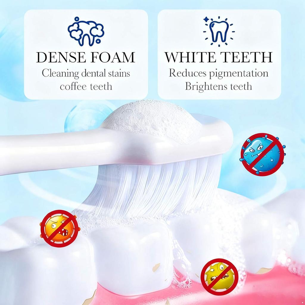 Daily Use Toothpaste Trio: Plaque Removal, Enamel Safe Formula for Refreshing Breath and Gentle Gum Support