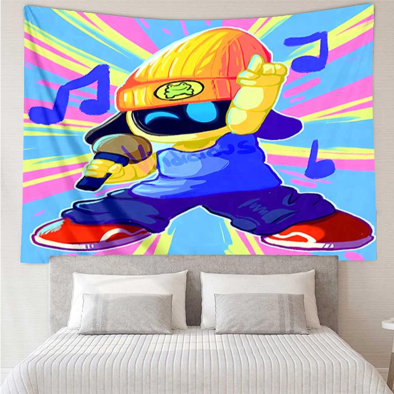 Astro Bot3 Tapestry for Bedroom Aesthetic Classroom Tapestries Wall Hanging for Living Room Dorm Office,Ideal Creative Gift