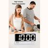 Kitchen timer for cooking, digital magnetic timer for classroom learning and fitness, large screen magnetic countdown timer with changing colors, stud