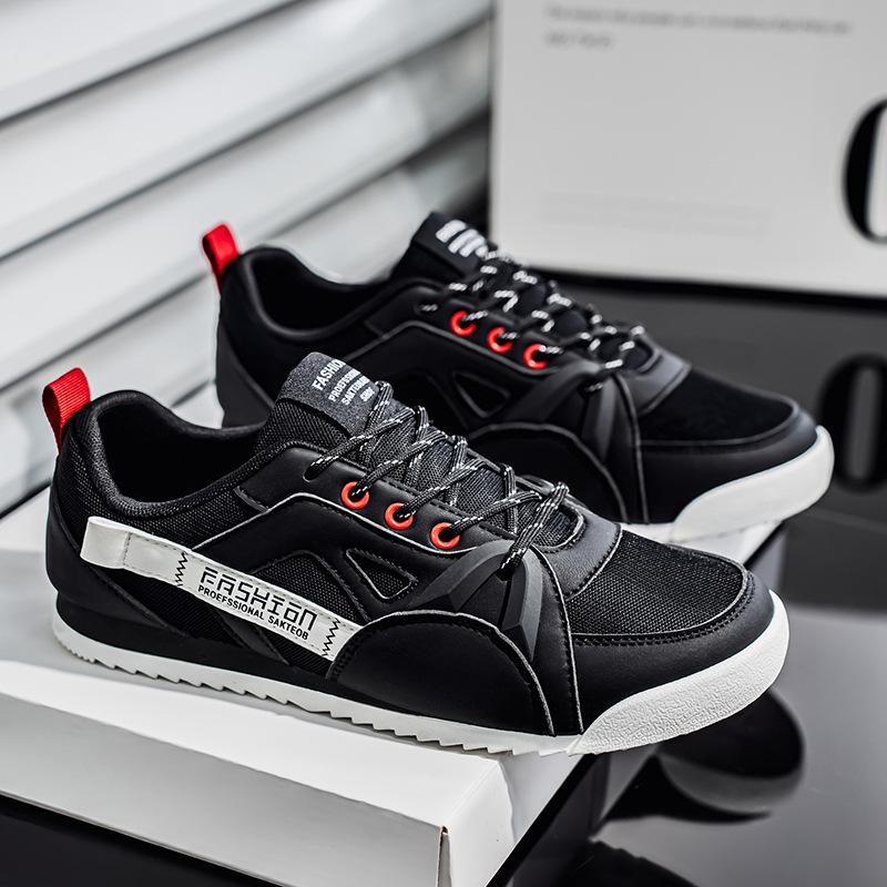 Large size retro men's casual shoes breathable and comfortable soft-soled sports shoes versatile board shoes men's shoes
