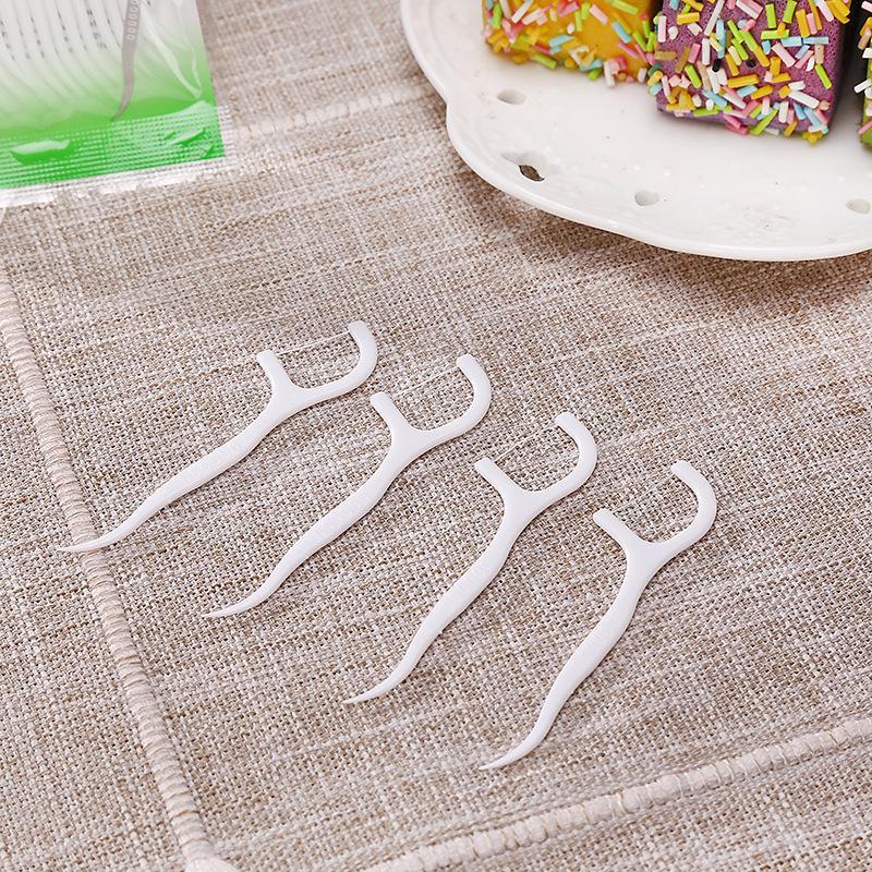 Ultra-Fine High-Tensile Children's Dental Floss Sticks - Flat Wire Teeth Cleaners, 20 Packs