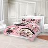 Cute Punk Cartoon Girls Print Duvet Cover Set Comforter Cover Bedding Set No Filler Teen Girls Bedroom Decor