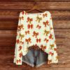 Womens  Fall Sweaters Long Sleeve Print Tops Pullover Sweaters Loose Dressy Casual Basic Clothes