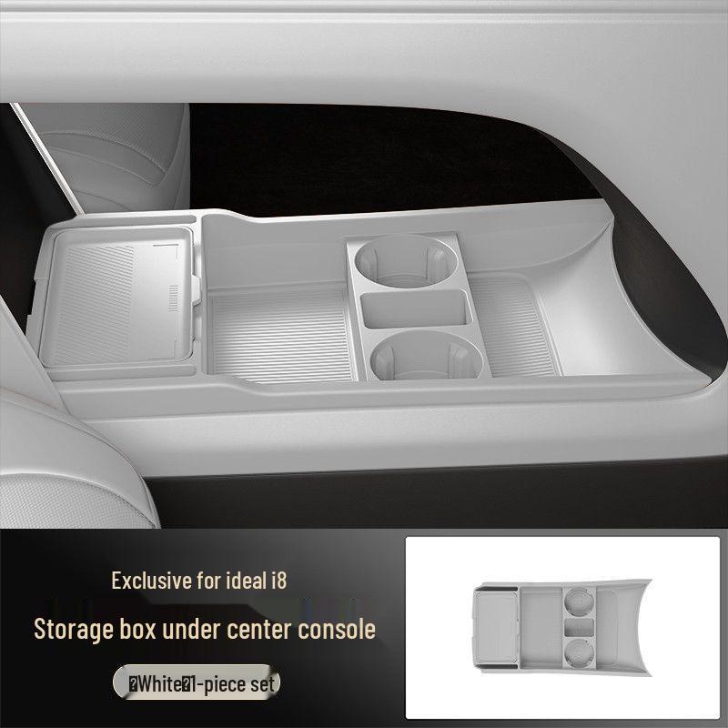 

Compatible with 25 Li Auto i8 Models: Silicone Center Console Storage Organizer & Lower Box. Suitable for 25 Models of Li Auto i8