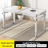 Portable Aluminum Folding Table - Multifunctional Dining, Study, or Outdoor Use