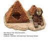 Fish Tank Decoration Colorfast Anti-Deformed Fall-resistant No Pollution Pyramid Sphinx Porous Rockery