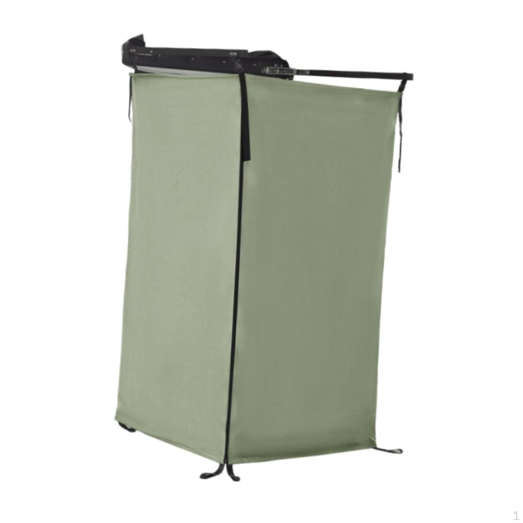 Side Shower Tent for Vehicles, Privacy Screen, Bathroom, Camping, Portable Outdoor Cabin,