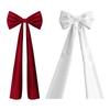 78.74x15.75in Giant Xmas Velvet Bow W/ Long Streamers Large Velvet Christmas Bows Christmas Wreath Bows for Home Holiday Wall
