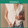 Street Style Knit Vest With 3d Spliced Pattern For Women Winter Fashion