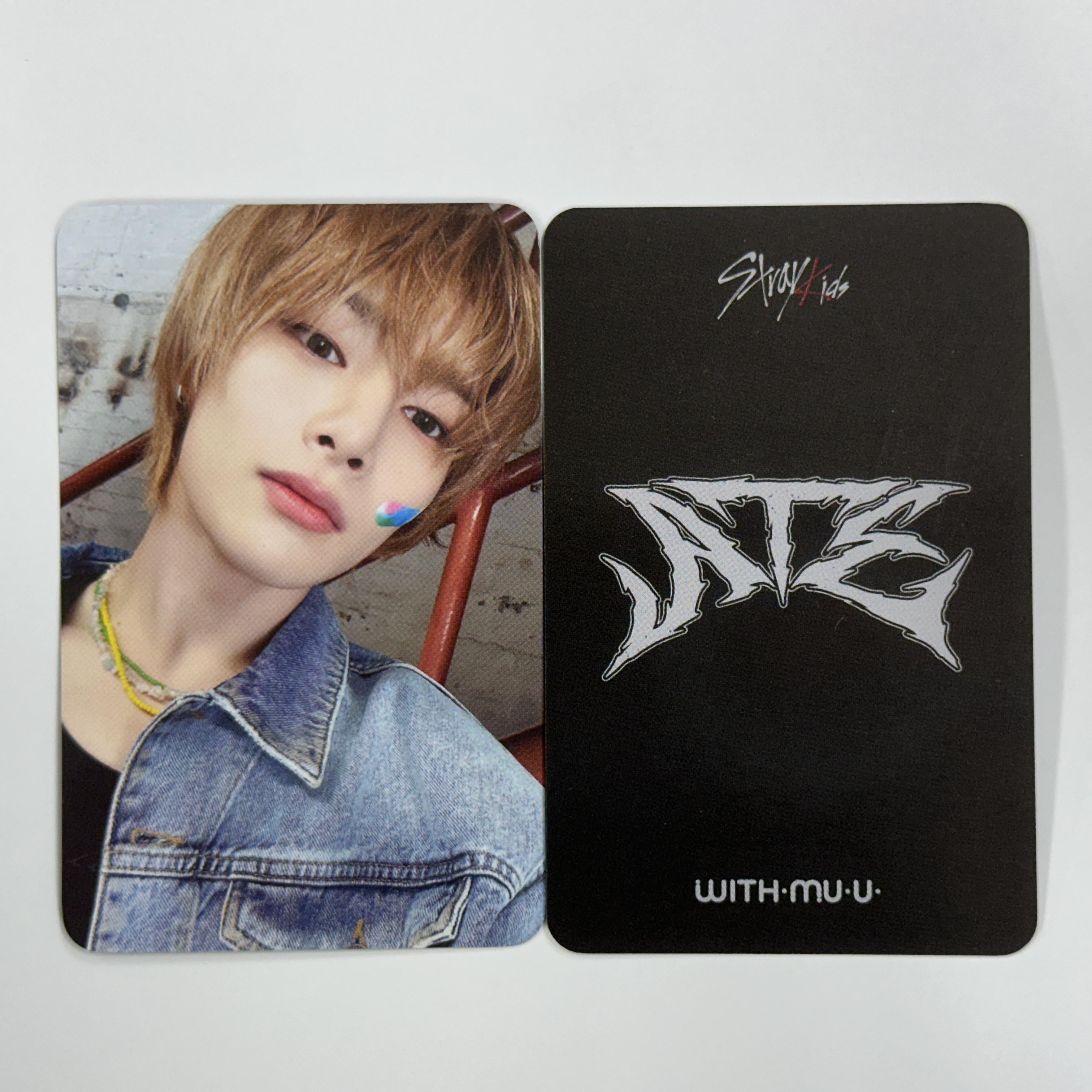 

Stray Kids ATE Альбом WITHMUU POB Фотокарточка I.N