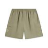 Li Ning Bad Five Casual Tea Break Letter Lace Loose Fit Sports Shorts Men shorts Sandalwood-Green AKSU813-1