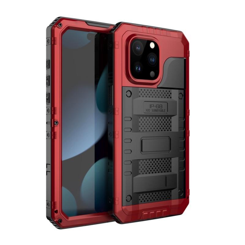 Metal Rugged Case IPhone 15 Pro Max Plus Outdoor Sport Shockproof Protective Cover