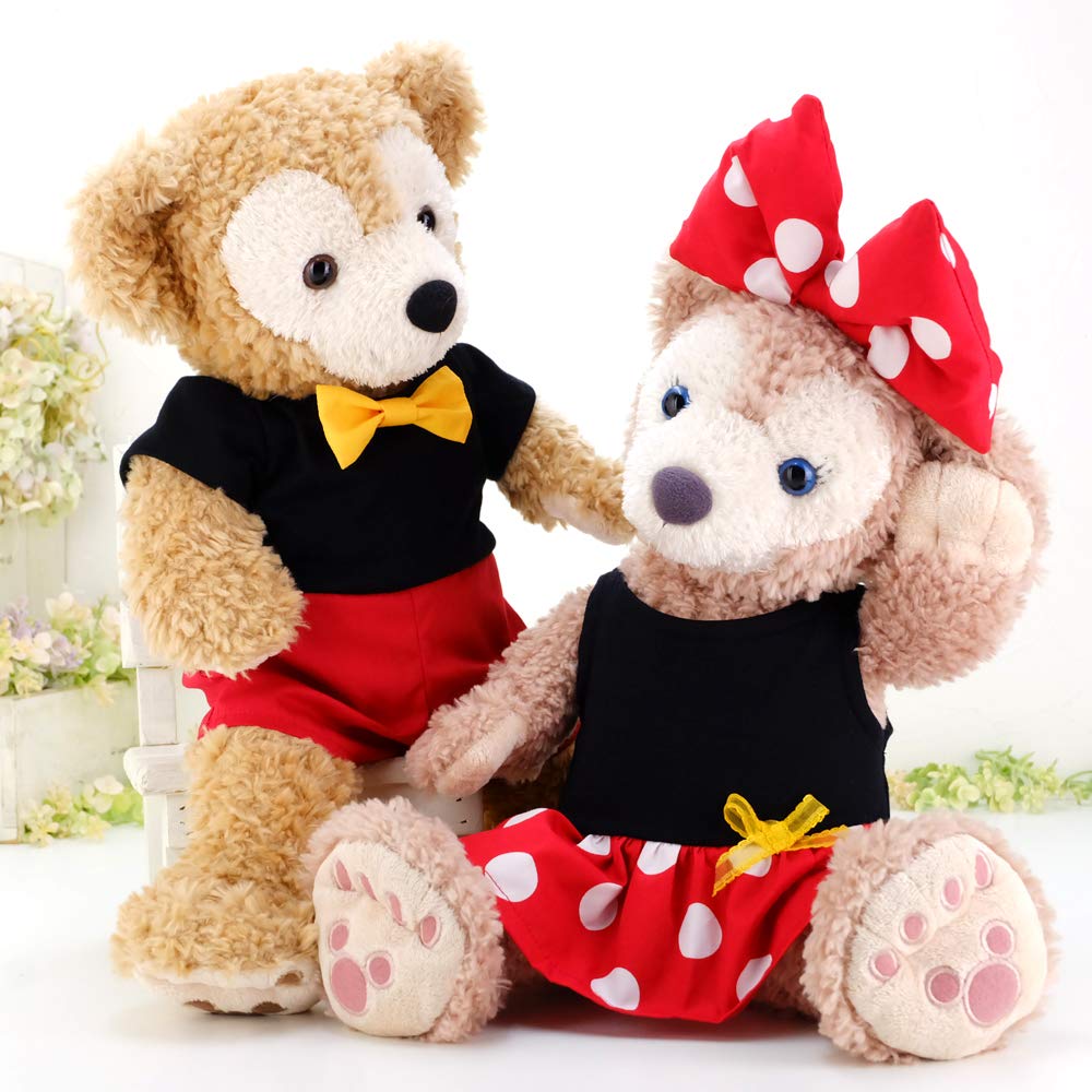 cushu cush Duffy and ShellieMay Plush Made in Mickey Mouse Minnie Mouse Cute Romper and Dress Costumes, Japan, & Coordination, (cds397s)