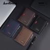 Men's Baellerry European & American Business Anti-Theft Card Holder Wallet with Zipper Coin Purse.