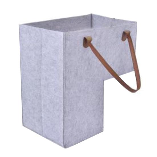 

Коробка для хранения с ручками L-образная сумка для хранения одежды Складная большая вместительная сумка для детских игрушек, всякая всячина, лестница для хранения книг светло-серый