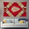 Cool K-Kansa City C-Chiefs NFLS Tapestry Background Hanging Cloth Bedroom Room Decor Aesthetic Tapestry Wall Party