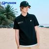 Fila Men's Relaxed Fit Knit Polo Shirt
