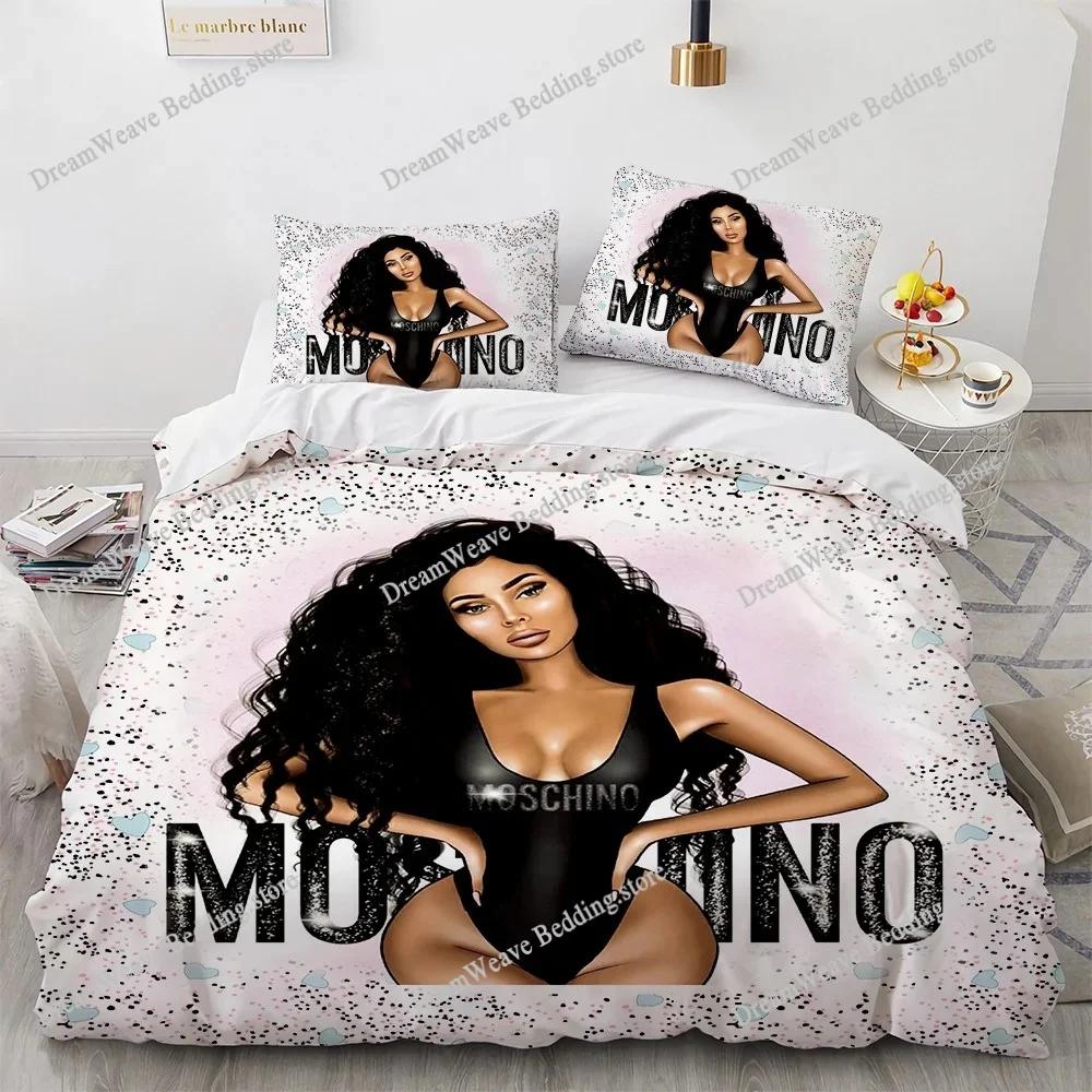 African Girl Bedding Set Duvet Cover 3d Bedding Fashion Design Decoration King Duvet Cover Set Double Bed Set Bedding Sets