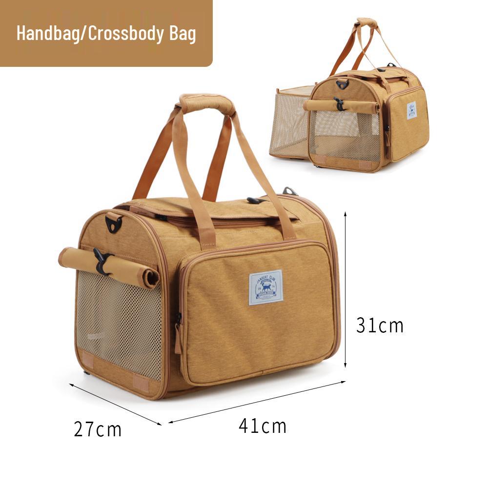 Breathable Foldable Pet Backpack for Cats - Large Capacity