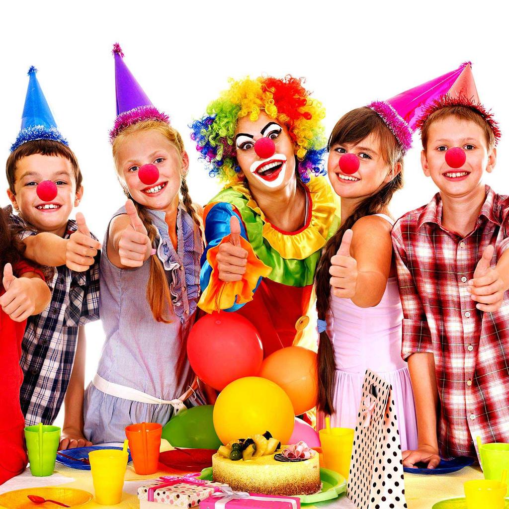 Pocoiau Set di fascia e naso da clown divertenti accessori per costumi esibizioni copricapo cosplay per Halloween e festa divertente set di fascia da