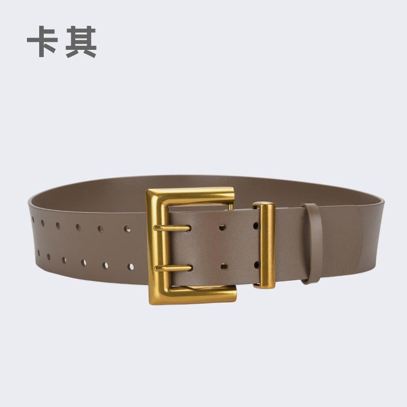 

Персонализированный ремень Женский костюмное платье Пиджак Простой широкий поясной ремень Персонализированный ремень