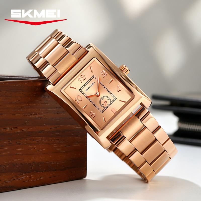 SKMEI 2679 New Simple Fashion Brand Casual Business Men's Stainless Steel Strap Exquisite Casual Quartz Watch Relgios Masculino