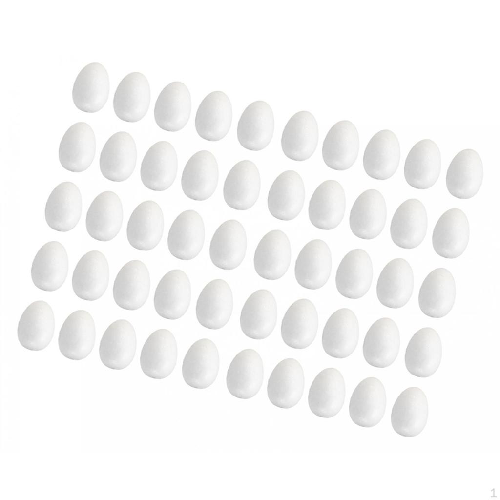 Schaumstoffeier Ostern für Bastelarbeiten Unbemalt Dekorieren Feiertag Schulprojekte