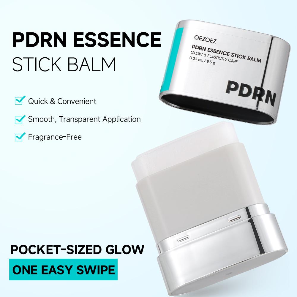 OEZOEZ PDRN Essenz Stick Balm Glow und Elastizität Pflege Gesichtsfeuchtigkeitscreme Feuchtigkeitsspendender Hautglättender Balsam 0,33 oz 9,5 g