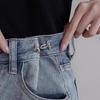 Adjustable Jeans Buttons Four Pointed Star Pants Pins New Waist Buckle  Scarf Fastening