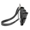 Friseurschere Tasche PU Leder Abnehmbarer Haken Gürtel Salon Dunkelgrau
