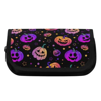 Pen Case Roomy Storage 300D Polyester Metal Zipper with Two Storage Layers for Pens Stationery Accessories for Classroom Use