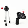 Adjustable Anti-slip Desktop Table Microphone Mount Tripod Holder with Clip