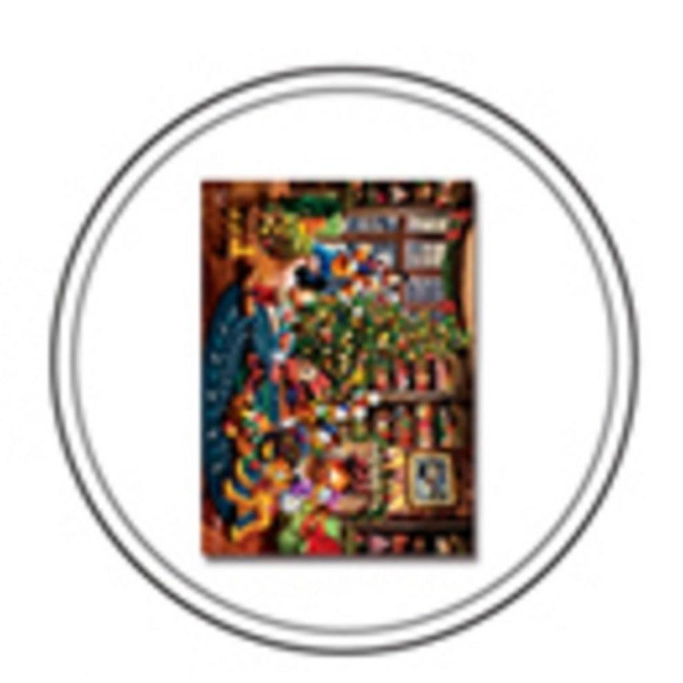 Thomas Kinkade Disney Mickey a přátelé Vánoční puzzle