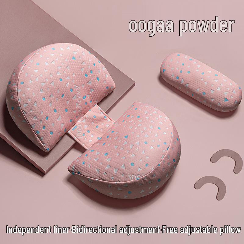 U-Shaped Pregnancy Pillow - Lumbar, Belly, and Back Support for Side Sleepers