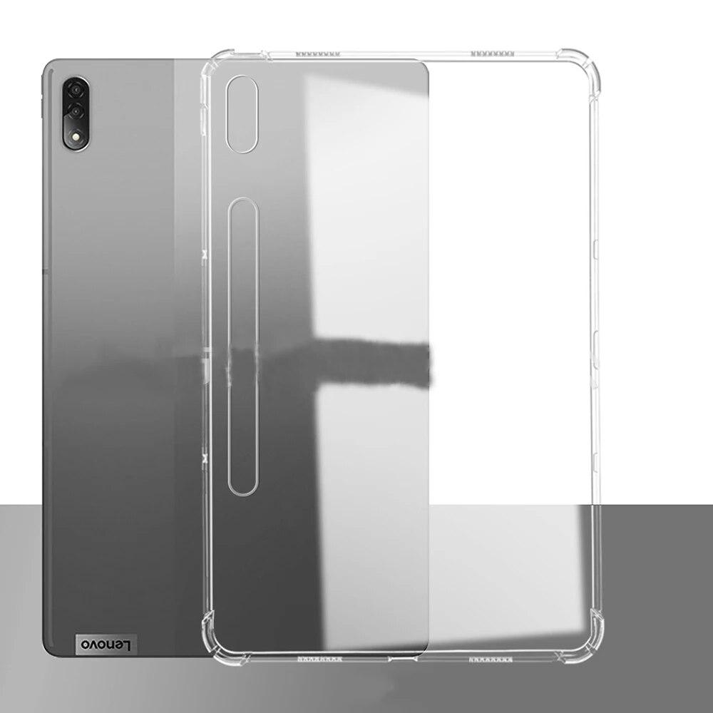 Soft Airbag Transparent Case For LENOVO Tablet Tab P12 Pro TB-Q706F Q706N 12.6 Inch TPU Silicone Jelly Protective Cover