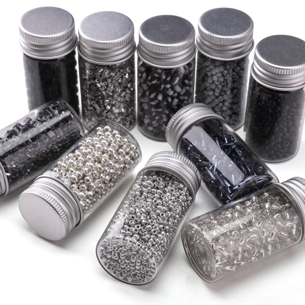 High quality Dark Black Crystal Czech Glass Beads Loose Seed Beads for Earring Bracelet DIY Jewelry Craft Accessoreis Making