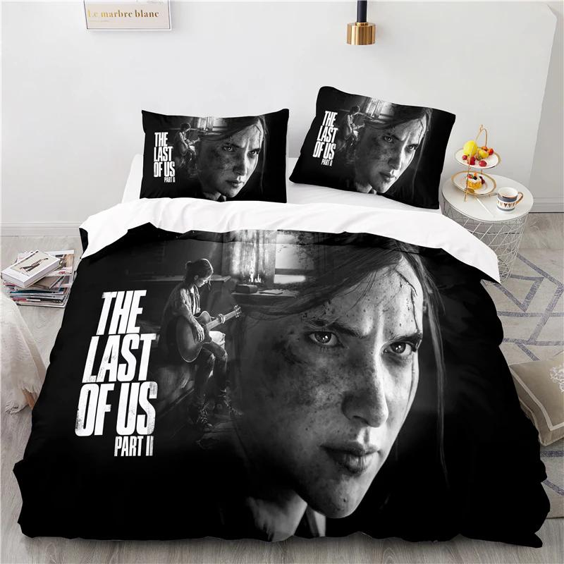 3D Printed Game The Last of Us Duvet Cover Pillowcase Bedding Set Double Twin Full Queen King Adult Kids Bedclothes Quilt Cover