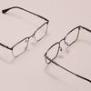 Metal Classic Rectangle Full Rim Stable Durable Spectacle Men's Business Browline Glasses Frame For Prescription Optical Lenses