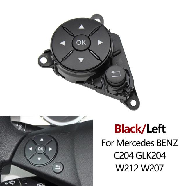 Car Steering Wheel Switch Control Button with Circuit Board Assembly For Mercedes Benz C GLK E Class W204 X204 W212 W207