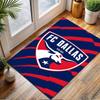 FC Dallas Team Logo Rug Design Patterned Carpet, Non Slip Mat Suitable for Living Room and Bedroom Sofas