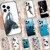 Orcas Whale Phone Case For iPhone 16 17 Pro Max 17 Air 16E 13 12 Mini 14 15 Plus 11 Pro Max Back Cover