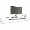 Vidaxl TV Cabinet with LED Lighting, White, 300X35X40 Cm