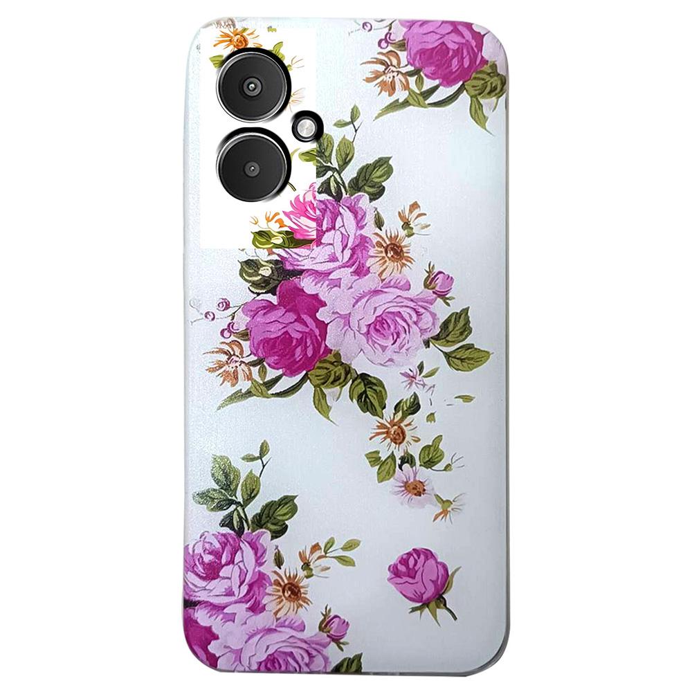 

For Xiaomi Redmi 13C 4G/Poco C65 4G TPU Case Pattern Printing Phone Cover Wholesale Rose Flower