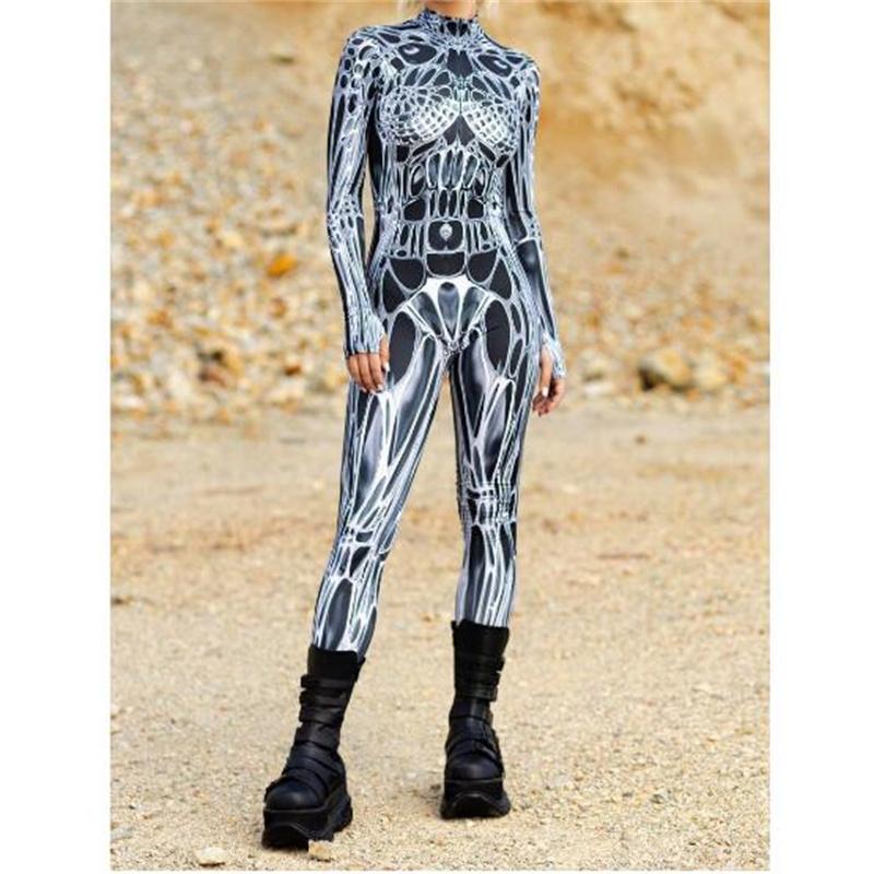 

Унисекс сексуальный черно-белый комбинезон с графическим принтом на Хэллоуин Line Art Muscle Косплей Боди Праздничный костюм Zentai для вечеринки Rave Catsuit 4XL
