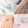 Charms Plataoriginales Four Leaf Clover Beads For Charms Copper Bracelet Beads Jewellery Making Women'S Gift