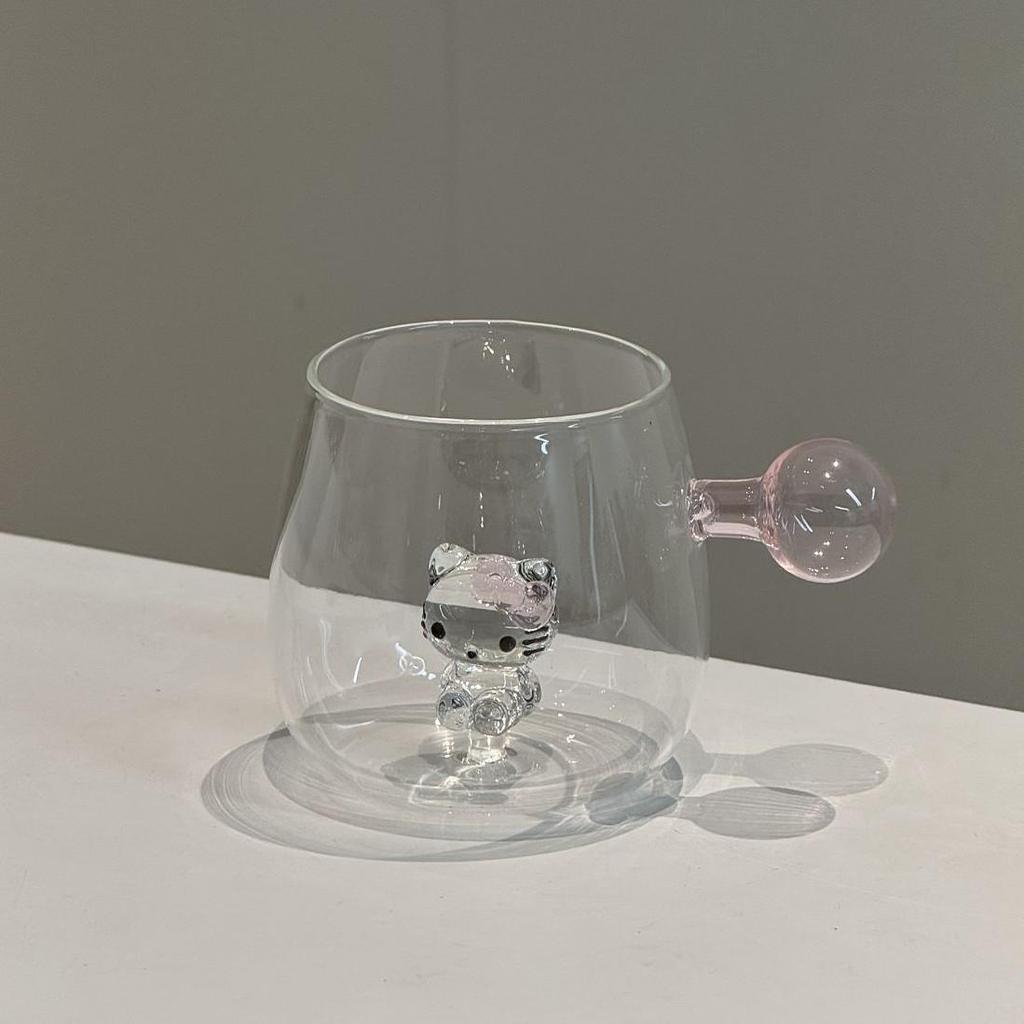 Tazza da Latte in Vetro Creativa 3D Albero di Natale Resistente al Calore