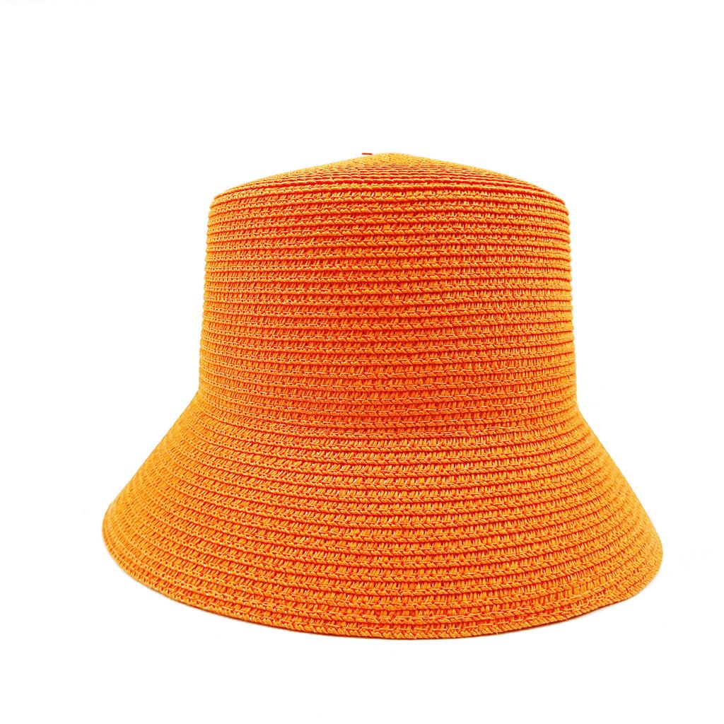 Orange Hat Gorras Para Hombres New Women's Sun Hat Folding Beach Hat Big Brim Travel Sunscreen Hepburn Wind Sun Hat Travel Hat